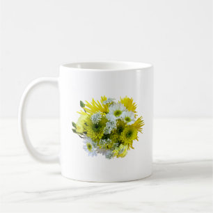Daisies, Mama und Königin Anne's Lace Bouquet Kaffeetasse
