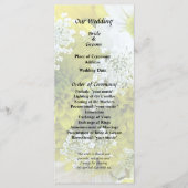 Daisies, Mama und Königin Anne's Lace Bouquet Programm (Vorderseite)