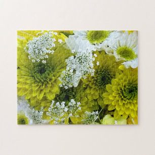 Daisies, Mama und Königin Anne's Lace Bouquet Puzzle