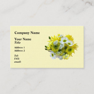 Daisies, Mama und Königin Anne's Lace Bouquet Visitenkarte
