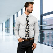 Daisies MaroonPersonalize Initial Krawatte