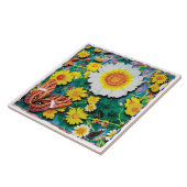 Daisies May Keramik Tile Fliese (Seite)