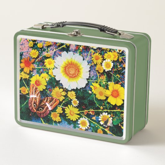 Daisies May Metal Lunchbox (Vorderseite)