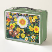 Daisies May Metal Lunchbox (Rückseite)