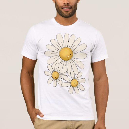 Daisies Mens T - Shirt (Vorderseite)
