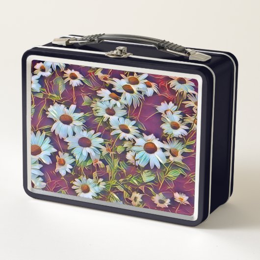 DAISIES METALL BROTDOSE (Vorderseite)