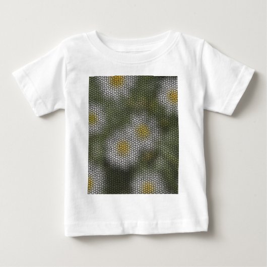 Daisies moderner künstlerischer Stil Baby T-shirt (Vorderseite)