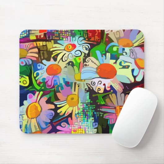 Daisies Mousepad (Mit Mouse)