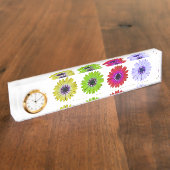 Daisies Namensplakette (Seite)