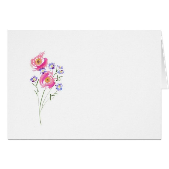 Daisies Notecard (Vorderseite (Horizontal))