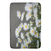 Daisies on Gray Badematte (Vorderseite Vertikal)