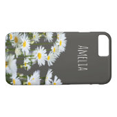 Daisies on Gray Case-Mate iPhone Hülle (Rückseite (Horizontal))
