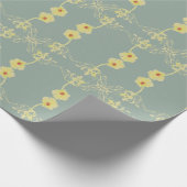 Daisies on Gray Jedes Anlasses Geschenkpapier (Ecke)