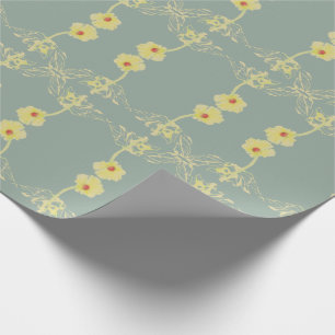 Daisies on Gray Jedes Anlasses Geschenkpapier