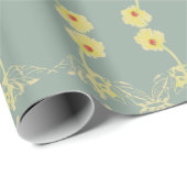 Daisies on Gray Jedes Anlasses Geschenkpapier (Rolleneckpunkt)