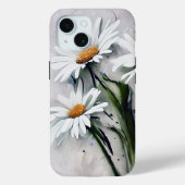 Daisies on Grunge Case-Mate iPhone Hülle (Rückseite)