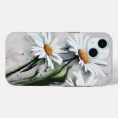 Daisies on Grunge Case-Mate iPhone Hülle (Rückseite (Horizontal))
