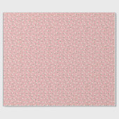 Daisies on Pink Plaid (small scale) Geschenkpapier (Flach)