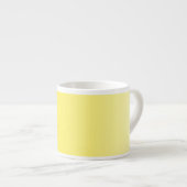 Daisies on Yellow Espresso Tasse (Vorderseite Rechts)