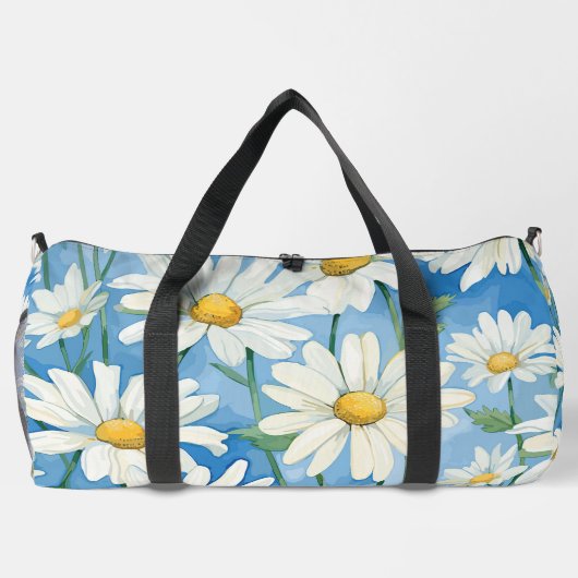 Daisies Pattern Duffle Bag (Rückseite)