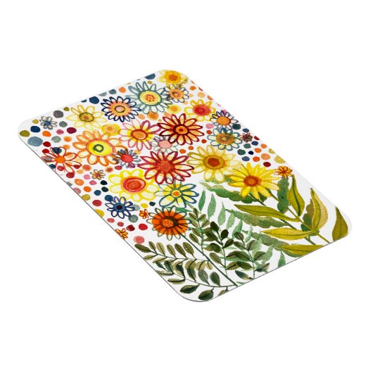 Daisies Postcard Magnet (Rechte Seite)