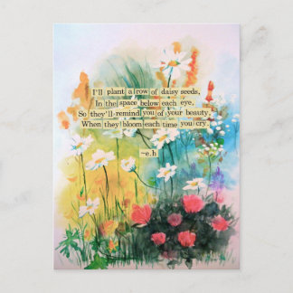 Daisies Postcard Postkarte
