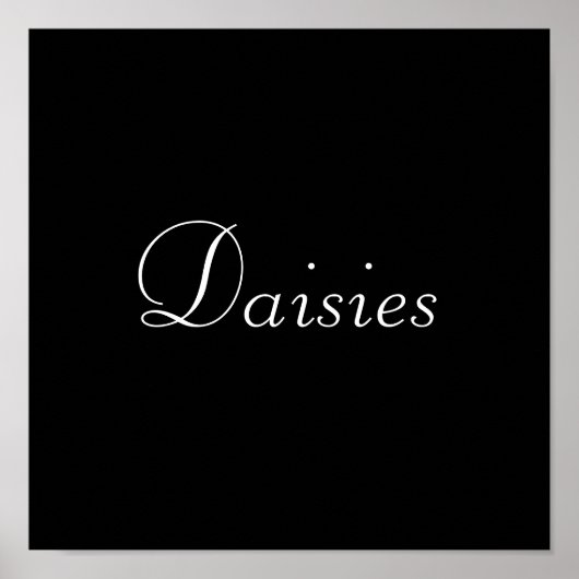Daisies Poster (Vorne)