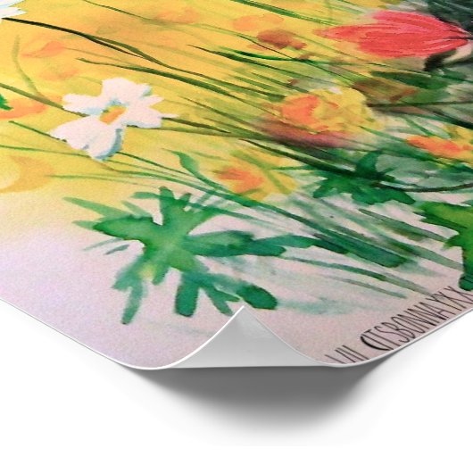 Daisies Poster. Poster (Ecke)