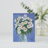 Daisies Postkarte (Stehend Vorderseite)