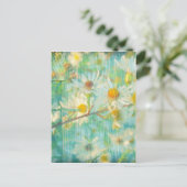 Daisies Postkarte (Stehend Vorderseite)