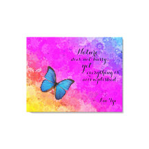 Daisies Rainbow Colors Blu Butterfly Lao Tzu Quote