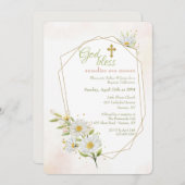 Daisies Religious Einladung (Vorne/Hinten)