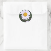 Daisies Runder Aufkleber (Tasche)
