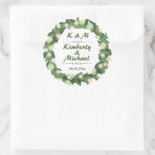 Daisies Runder Aufkleber (Tasche)