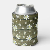 Daisies Rustic Barn Board Daisy Blume Dosenkühler (Kanne Vorderseite)