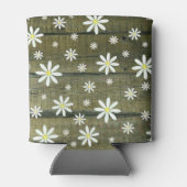 Daisies Rustic Barn Board Daisy Blume Dosenkühler (Rückseite)