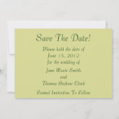 Daisies Save the Date (Rückseite)