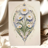 Daisies Save the Date Golden Elegance Einladung