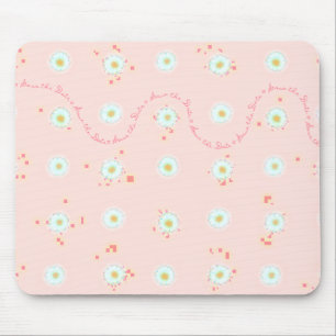 Daisies Save the Date Mousepad