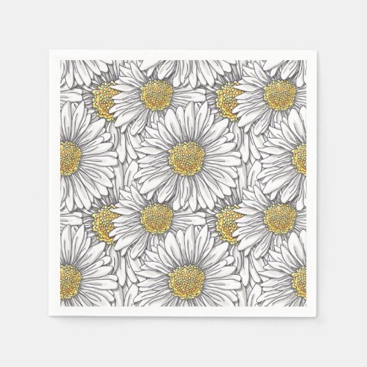 Daisies Serviette (Vorderseite)