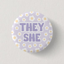 Daisies Sie/She Pronouns in Lila