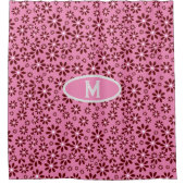 Daisies Simple Stylish Modern Duschvorhang (Vorderseite)