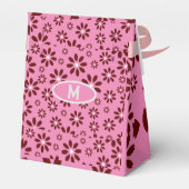 Daisies Simple Stylish Modern Geschenkschachtel (Rückseite)