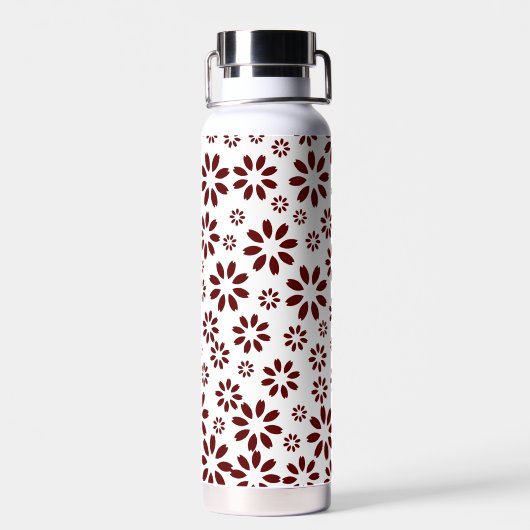 Daisies Simple Stylish Trinkflasche (Rückseite)