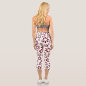 Daisies Simple Stylish Women's Capri Leggings (Rückseite)