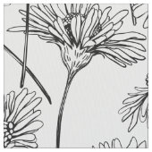 Daisies Stoff (Nahaufnahme)
