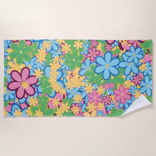 Daisies Strandtuch (Vorderseite)