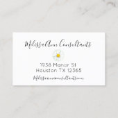 Daisies Terminkarte (Rückseite)