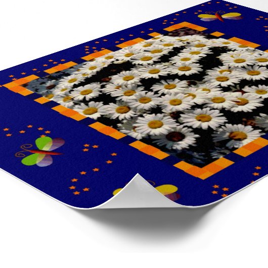 Daisies und Bugs Poster (Ecke)