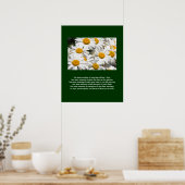 Daisies und ein Poster (Küche)